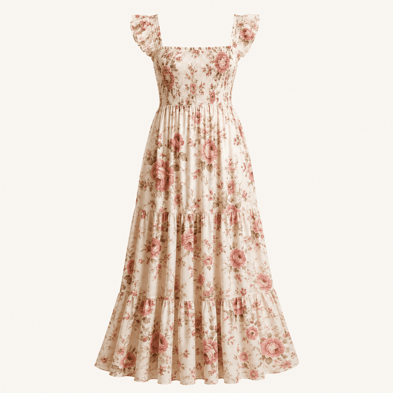 Linen Midi Dress view 1